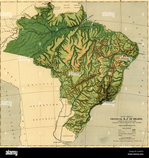 Amazon map hi-res stock photography and images - Alamy
