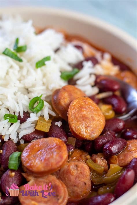 Red Beans And Rice With Canned Beans - Bake It With Love