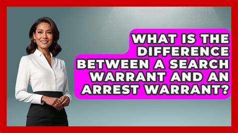 What Is The Difference Between A Search Warrant And An Arrest Warrant ...