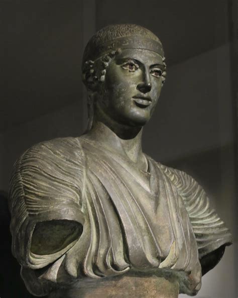 Rare 19th Century Bust of the Charioteer of Delphi For Sale at 1stDibs ...