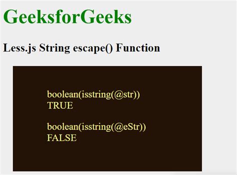 Image result for Escape Function in JavaScript