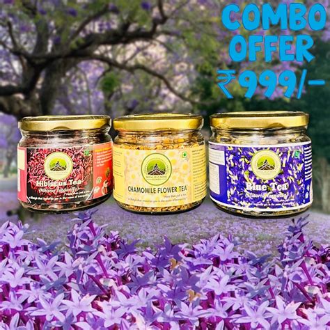 Hibiscus, Chamomile & Blue Tea Combo – Himalayan Monk Elixirs