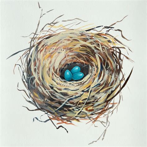 Nest - Birds Nest Art - Held & Free Collection - Signed Print - Nature ...