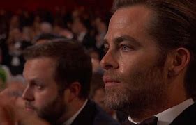 Image result for Chris Pine Oscars Crying