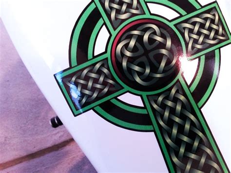 EastCoastVinylWerkz Celtic Cross Decals - 5 pc Tank & Fender Decal Set ...