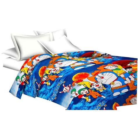 Buy Handicraftworld Silky Soft Cotton Doremon Cartoon Character Printed ...