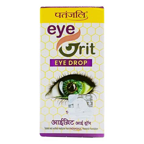 Patanjali Eyegrit Eye Drop 10ml – ZEVIKA HEALTH