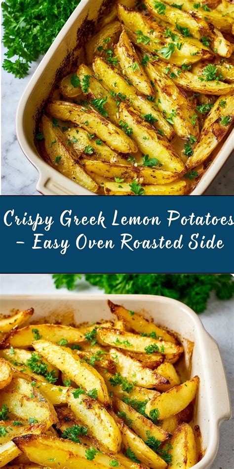 Greek Lemon Potatoes Recipe - Crispy, Tender, and Bursting with Flavor ...
