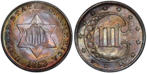 1853 3CS (Regular Strike) Three Cent Silver - PCGS CoinFacts