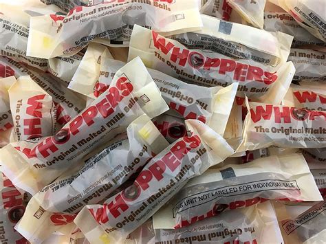 WHOPPERS Candy, Chocolate Covered Malted Milk Balls, Fun Size 3 Balls ...