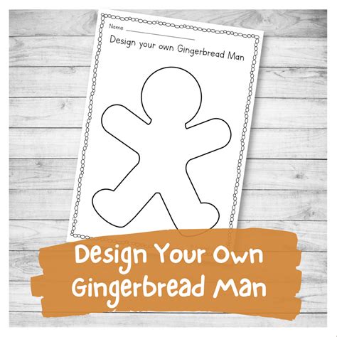 Printable Gingerbread Man Gingerbread Man Template Superstar