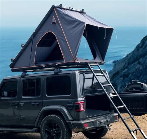 Amazon.com: UPLAND Rooftop Tent Hard Shell for Camping, Aluminium Pop ...