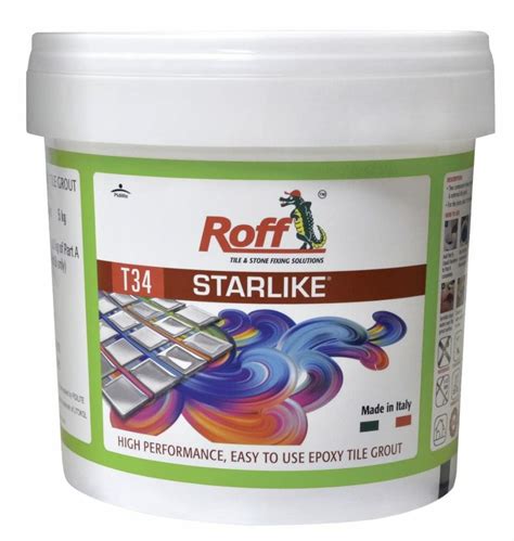 Pidilite Roff Starlike T34 Epoxy Grout (Steel Grey) 1kg : Amazon.in ...