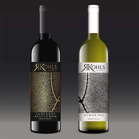 Winery Logo & Bottle Design using logo for R Kohls Winery | Freelancer