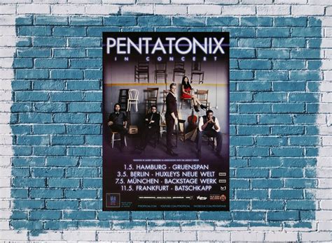 Pentatonix - Radioactive, Tour 2014 - Konzertplakat, 22,90