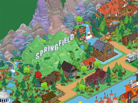Image result for Simpsons Springfield Background