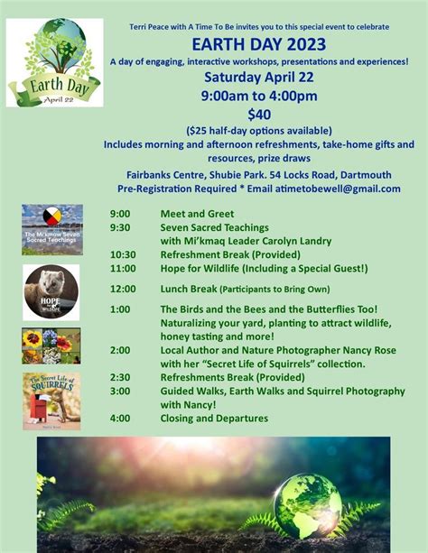 Celebrating Earth Day!, Fairbanks Centre - Shubie Park, Dartmouth ...