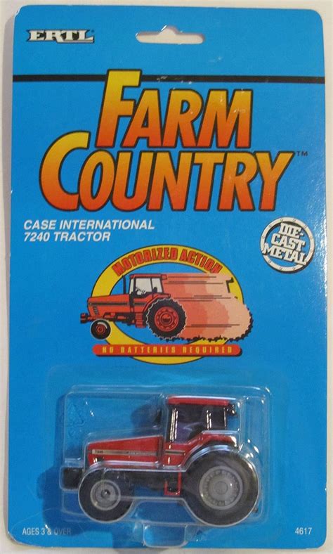 Ertl Case International 7240 Tractor Farm Country Motorized Action 1/64 ...