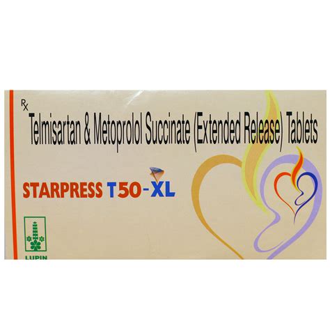 Starpress T 50-XL Tablet | Uses, Side Effects, Price | Apollo Pharmacy