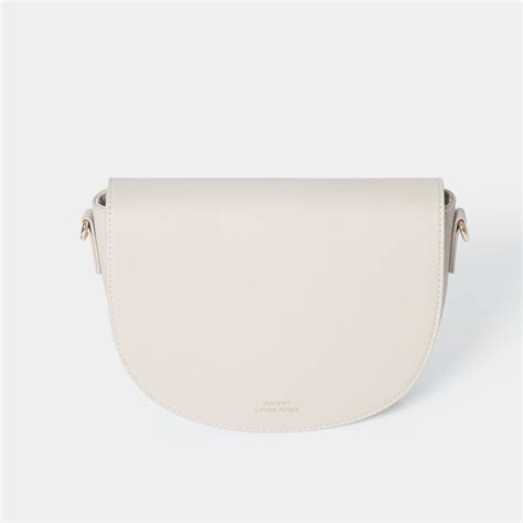 Sadie Half Moon Saddle Bag Taupe - Johnny Loves Rosie - JLR London