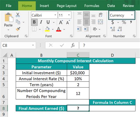 Image result for Compound Interest Formula Sheet