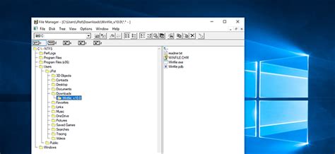 Windows 3.1 File Manager 的图像结果