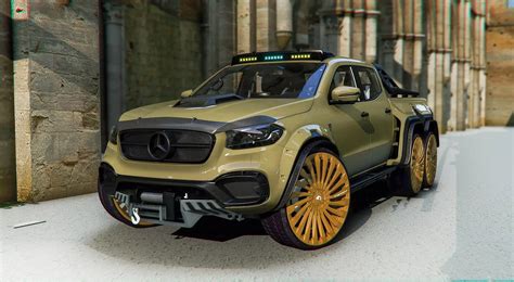 2018 Mercedes X-Class 6x6 on Forgis – GTA 5 mod