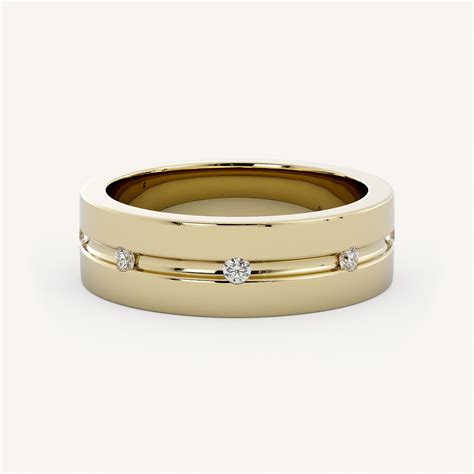 Miles | Mens wedding rings gold, Mens rings wedding diamond, Mens gold ...