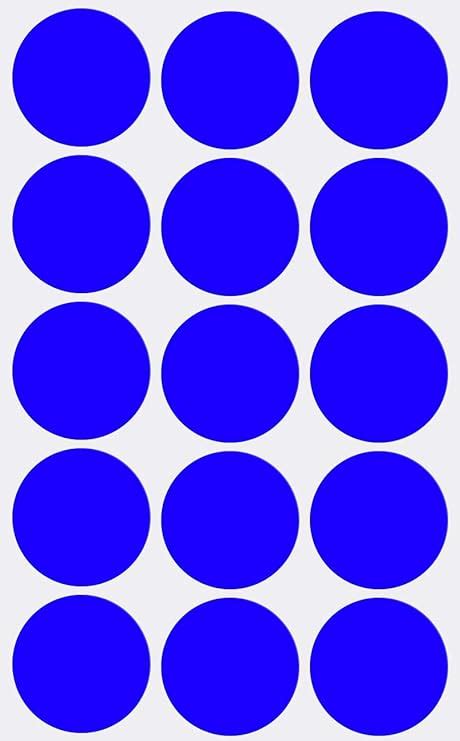 Royal Green Moving Stickers dots for Labeling in Blue 1.25 inch 30mm ...