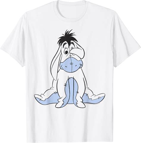 Buy Disney Winnie The Pooh Eeyore Simple Sketch Portrait T-Shirt Online ...