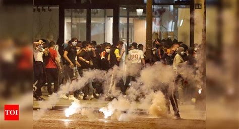 Scores arrested as PSG fans riot after Champions League final defeat ...