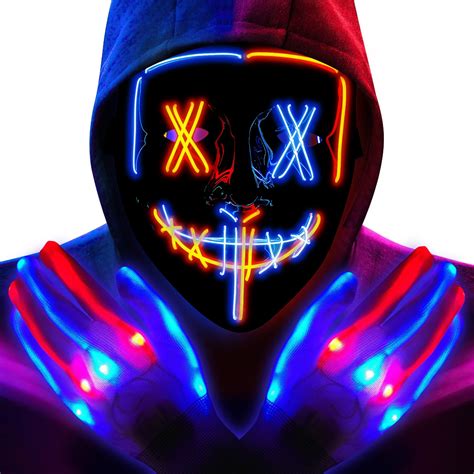 LED Light Up Mask 的图像结果