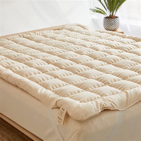 Amazon.com: Wow 100% Organic Merino Wool Pillow Top Mattress Topper 2 ...