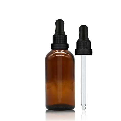 30ml Frosted Glass Dropper Bottle + Aluminium Silver Pipette - UK