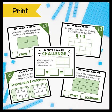 Image result for Rectangular Arrays Math