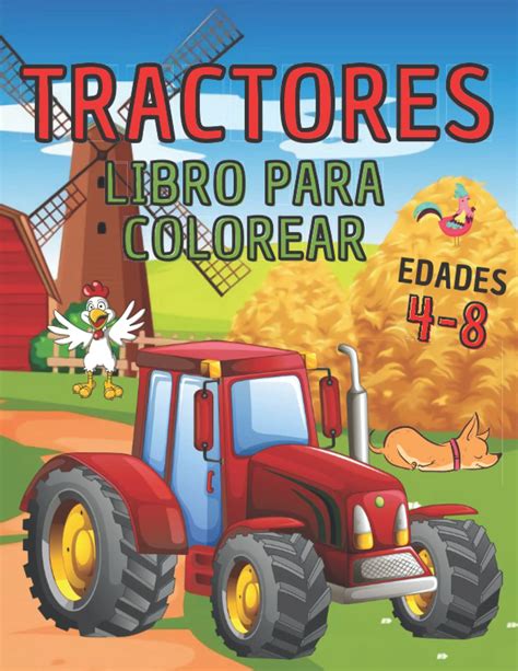 Buy Libro para colorear de tractores para niños de 4 a 8 años: Libro ...