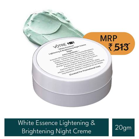 Votre White Essence Lightening & Brightening Night Cream (20gm)