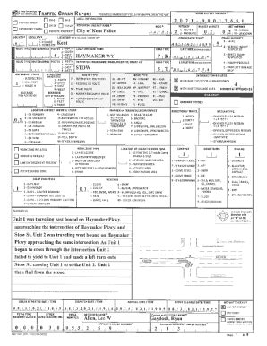 Traffic Crash Report Form - Fill Online, Printable, Fillable, Blank ...