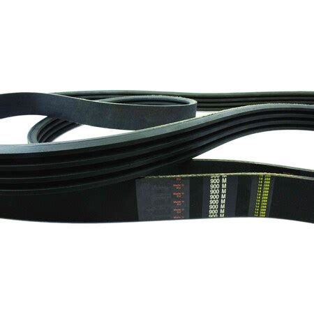 Megadyne Multi-Rib V-Belt, 33 in Outside Length, 0.736 in Top Width, 8 ...