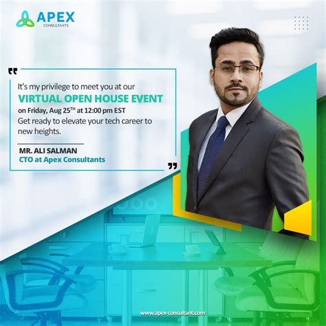 Apex Consultants Inc on LinkedIn: #apexconsultants #virtualopenhouse #virtualworkshop…