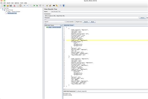JSON Extractor 的图像结果