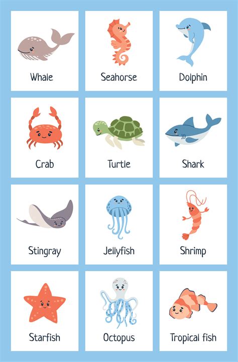 Aquatic Animals With Names