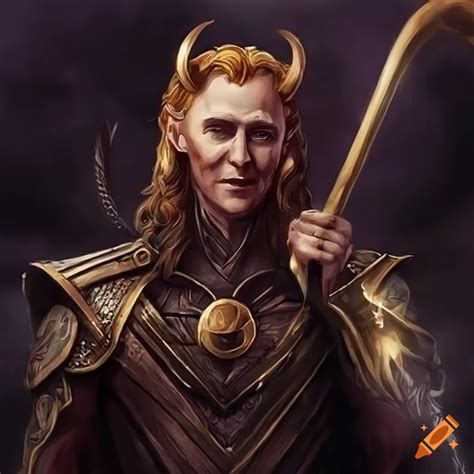 Depiction of loki from norse mythology on Craiyon