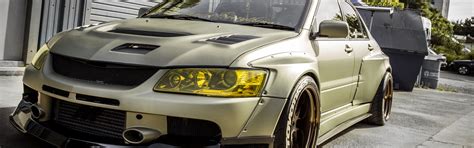 Download wallpaper Mitsubishi, Evo, sand, matte, Midnight, Wide arch ...