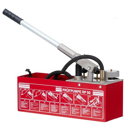 Hand Pressure Test Pump, Hydraulic Pressure Test Pump, 60 Bar 860PSI 3 ...