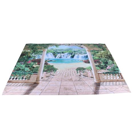 Tapiz de paisaje, tapiz de paisaje de 7,5 x 5,9 pies, tapiz de ...