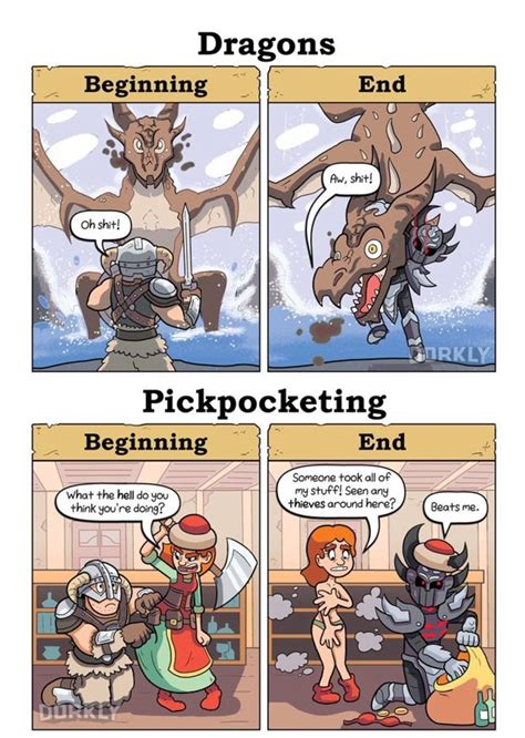 Just-Skyrim-Things | Skyrim, Skyrim comic, Funny gaming memes