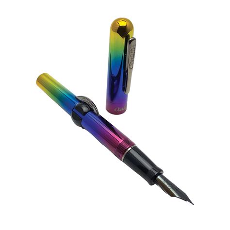 Conklin Mark Twain Cresent Filler Fountain Pen - Rainbow (Limited Edit ...