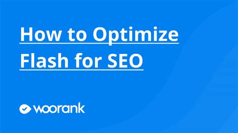 How to Optimize Flash for SEO