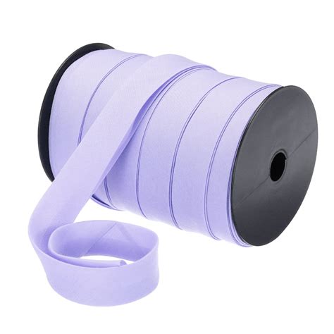 Uxcell 1 Inch Double Fold Bias Tape Polyester Continuous Bulk Bias Tape ...